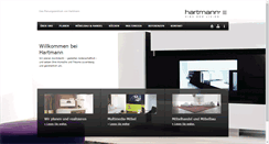 Desktop Screenshot of hartmann-living.com